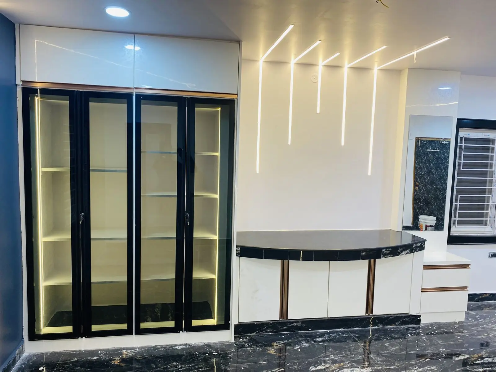Gypsum, PVC & VOX Ceiling project photo 4 by MNS Interiors