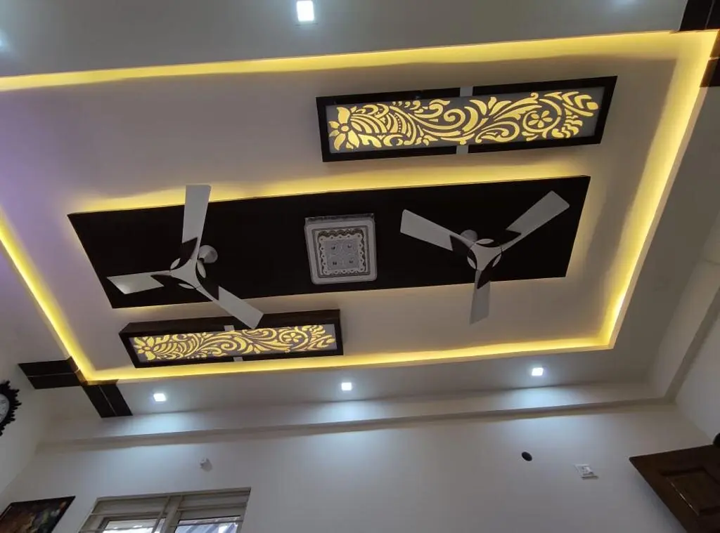 Gypsum, PVC & VOX Ceiling project photo 8 by MNS Interiors