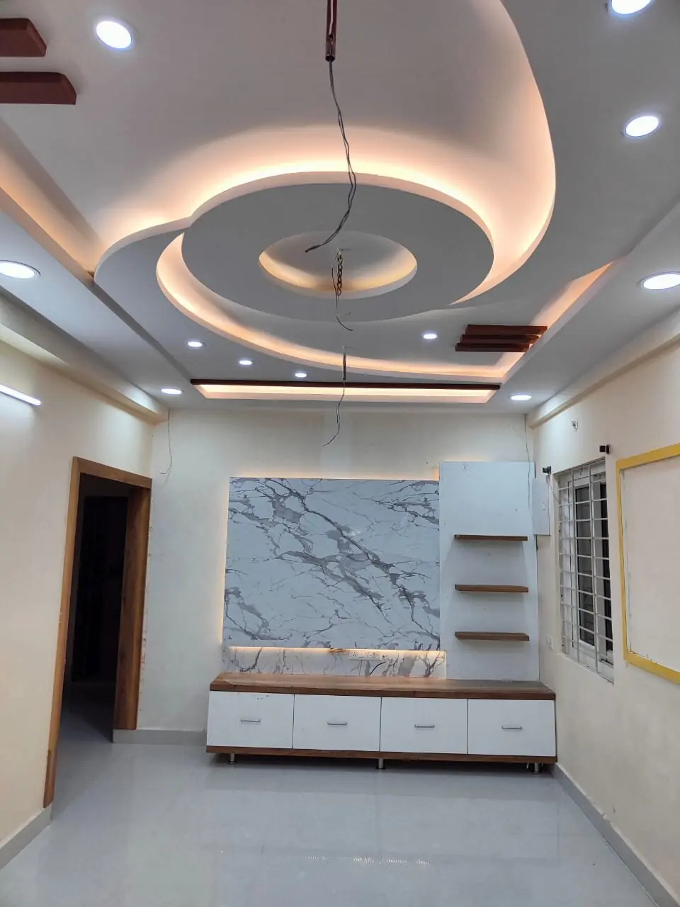 Gypsum, PVC & VOX Ceiling by MNS Interiors
