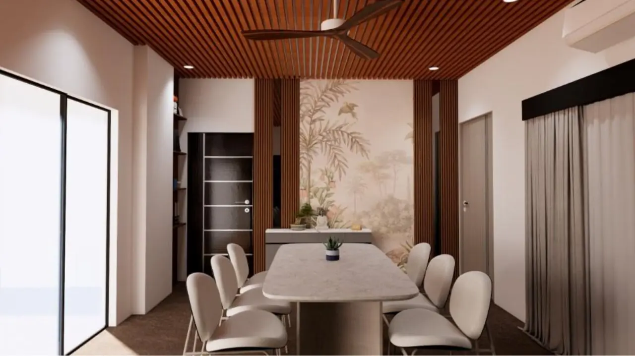 Gypsum, PVC & VOX Ceiling project photo 3 by MNS Interiors