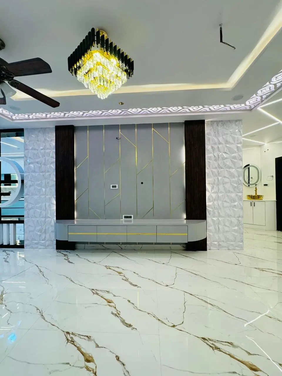 Gypsum, PVC & VOX Ceiling project photo 10 by MNS Interiors