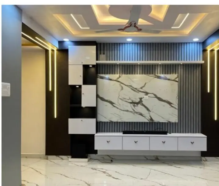 TV Units, Panelling & Framing Works project photo 2 by MNS Interiors