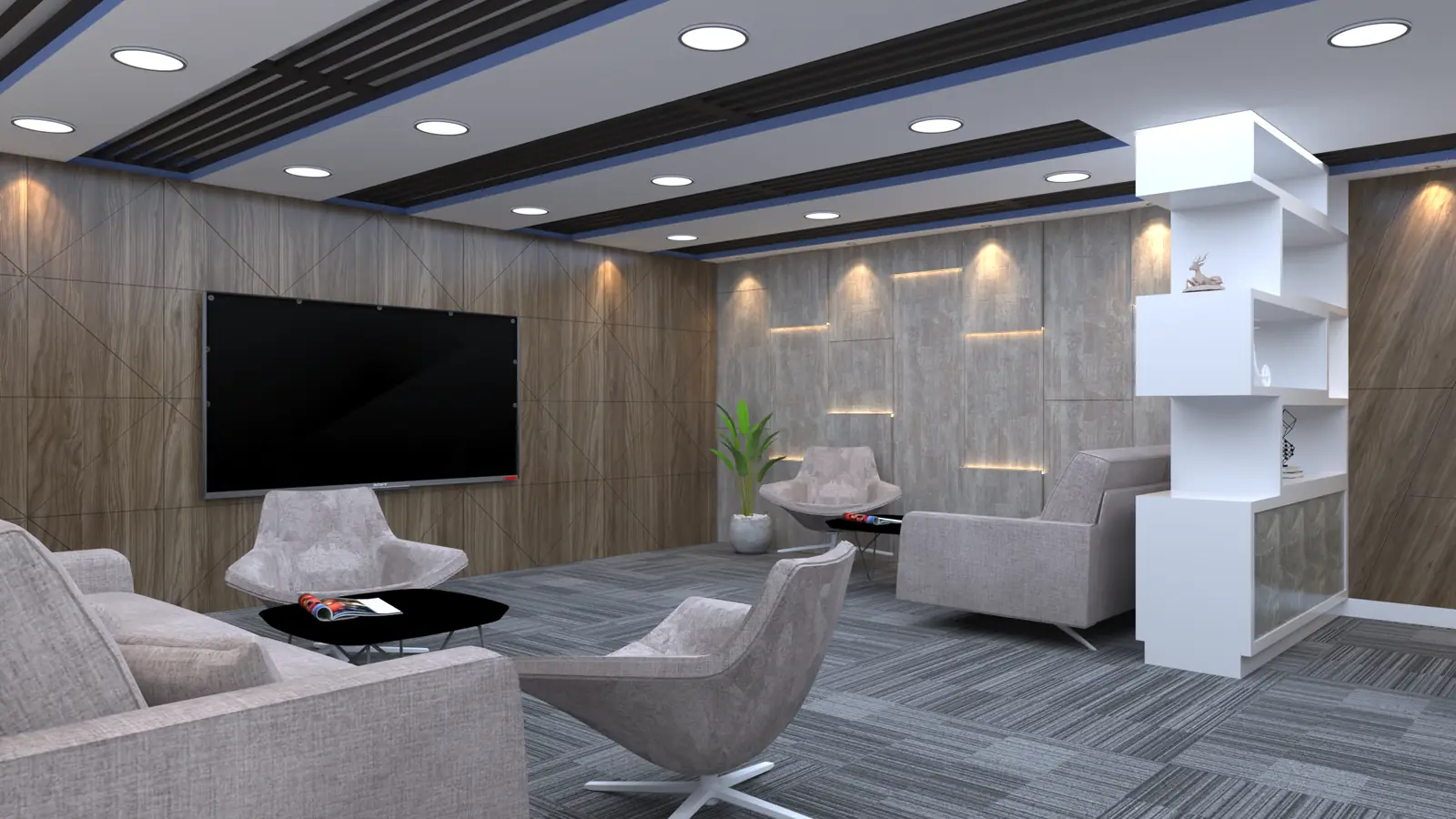 Office lounge seating area