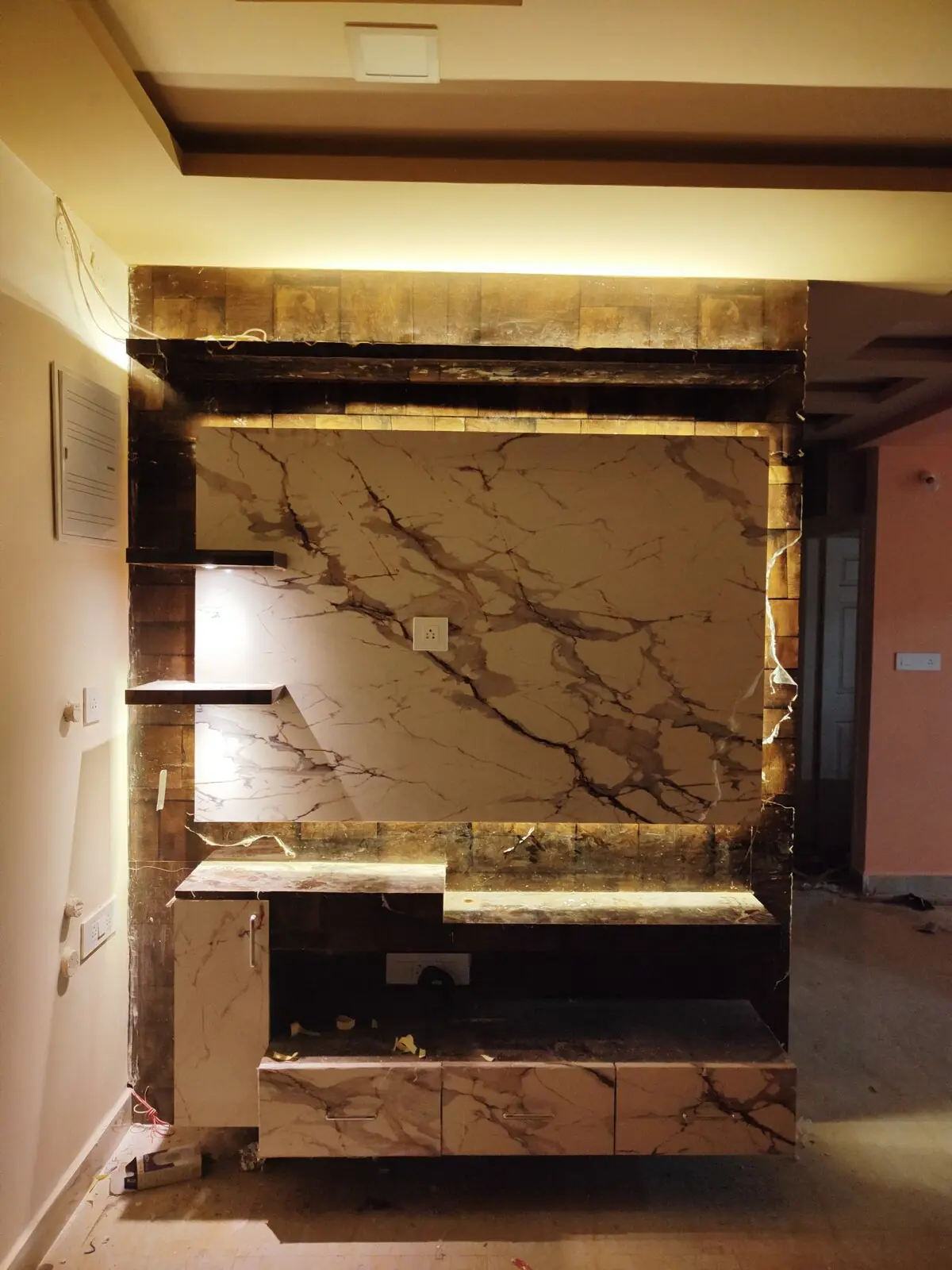 TV Units, Panelling & Framing Works project photo 7 by MNS Interiors