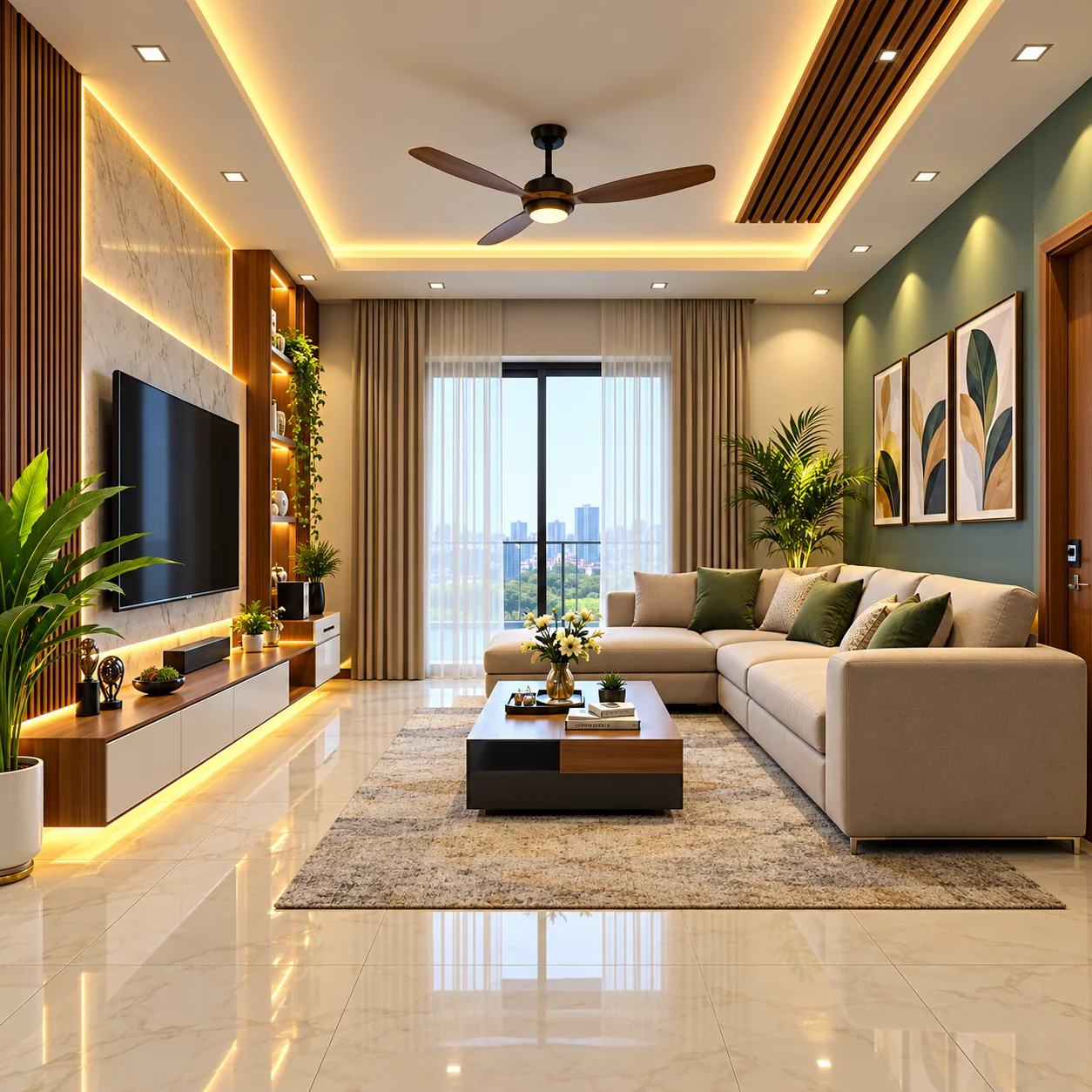 Living room interior by MNS Interiors