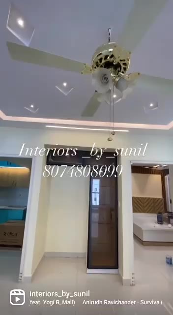 Cove-lit false ceiling detail